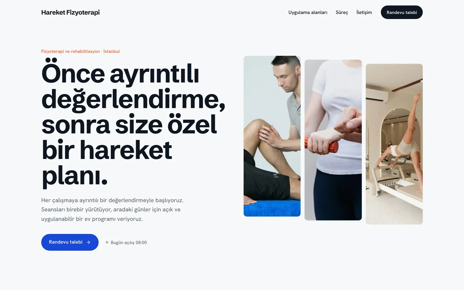 Fizyoterapistler için Hareket tasarımı