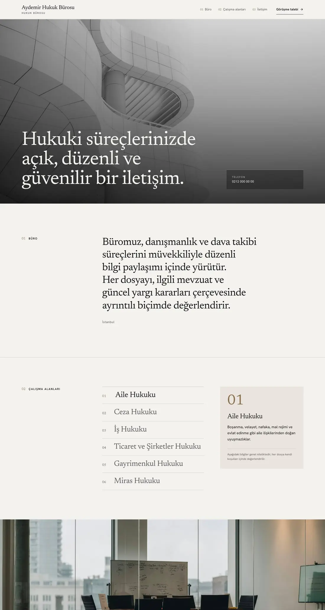 Avukatlar için Mermer tasarımı