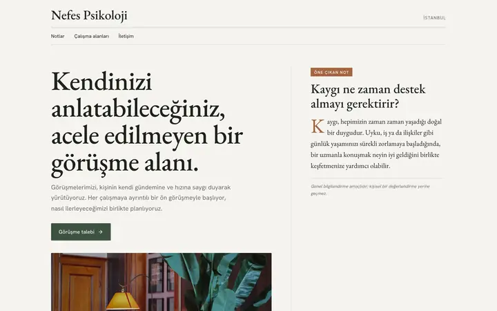 Vitrinle tasarım örneği