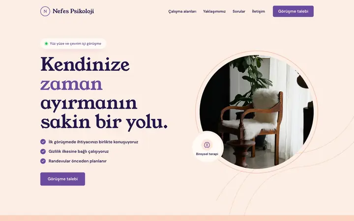 Vitrinle tasarım örneği