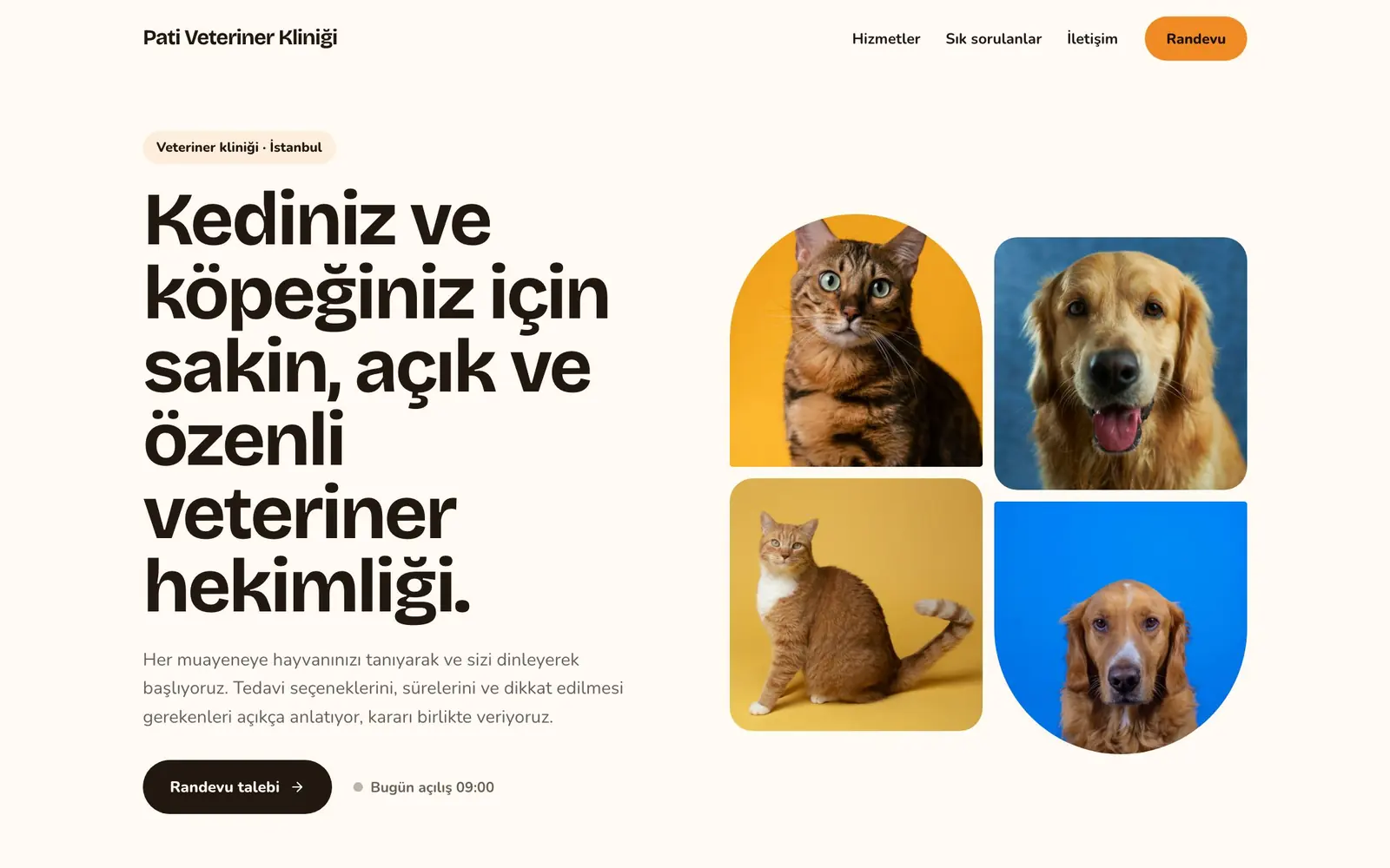 Veterinerler için Pati tasarımı